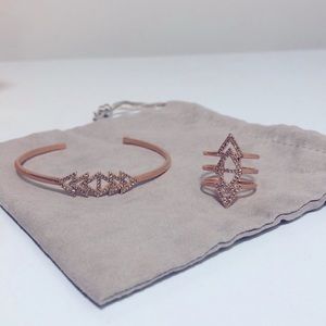 Stella & Dot ring and bracelet